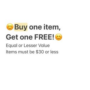 Buy One Get One Free Promotion